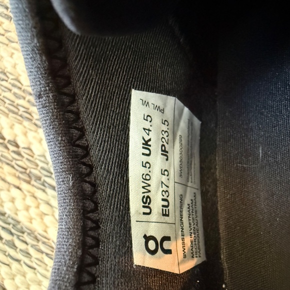 Black On Cloud X 3 AD Women’s Shoes 6.5 - Picture 7 of 7